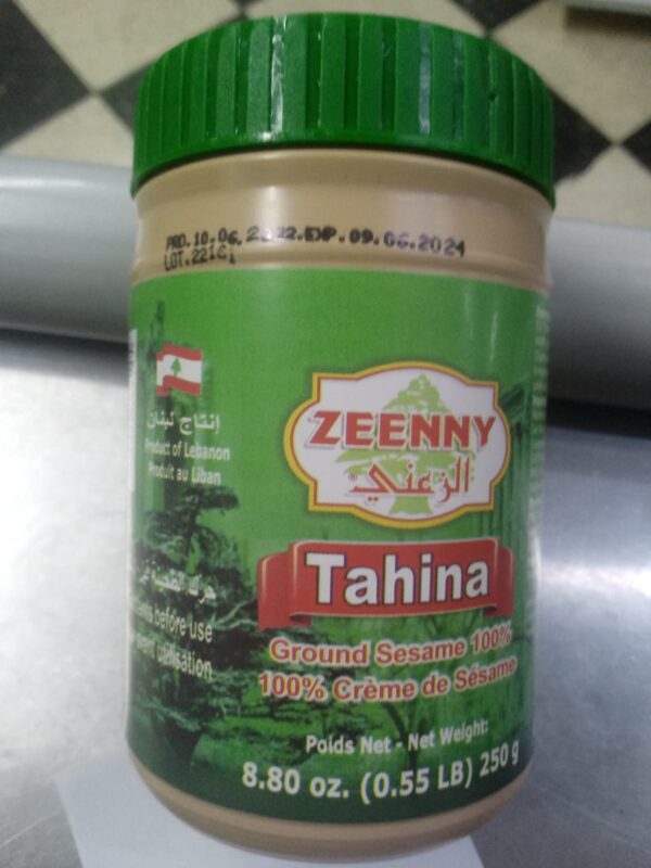 Pasta de Sesamo 100% x 250 g ZEENNY (Tahina) - Imagen 2