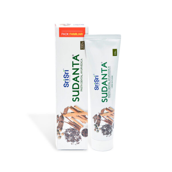 SUDANTA - PASTA DENTAL AYURVÉDICA LIBRE DE FLÚOR 200GR