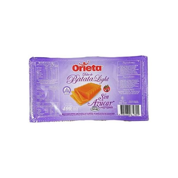 Dulce de Batata Orieta Light Sin Azúcar