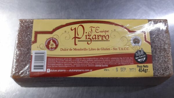 Dulce De Membrillo x 545 g Pizarro