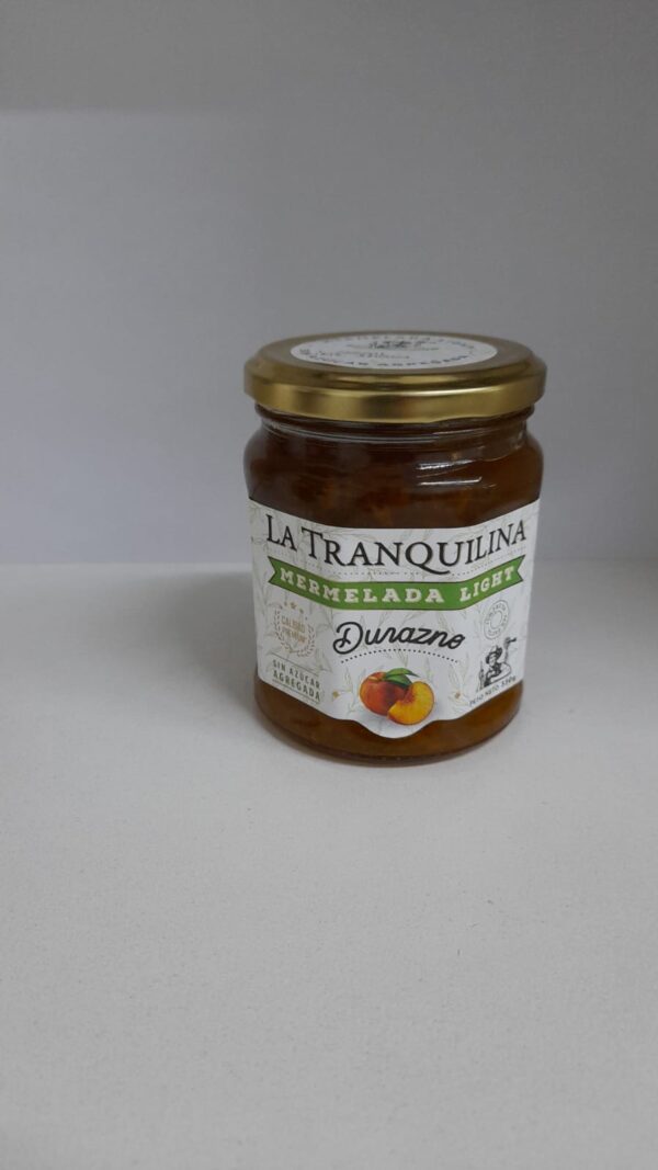 Mermelada de Durazno Light Sin Azúcar con Stevia