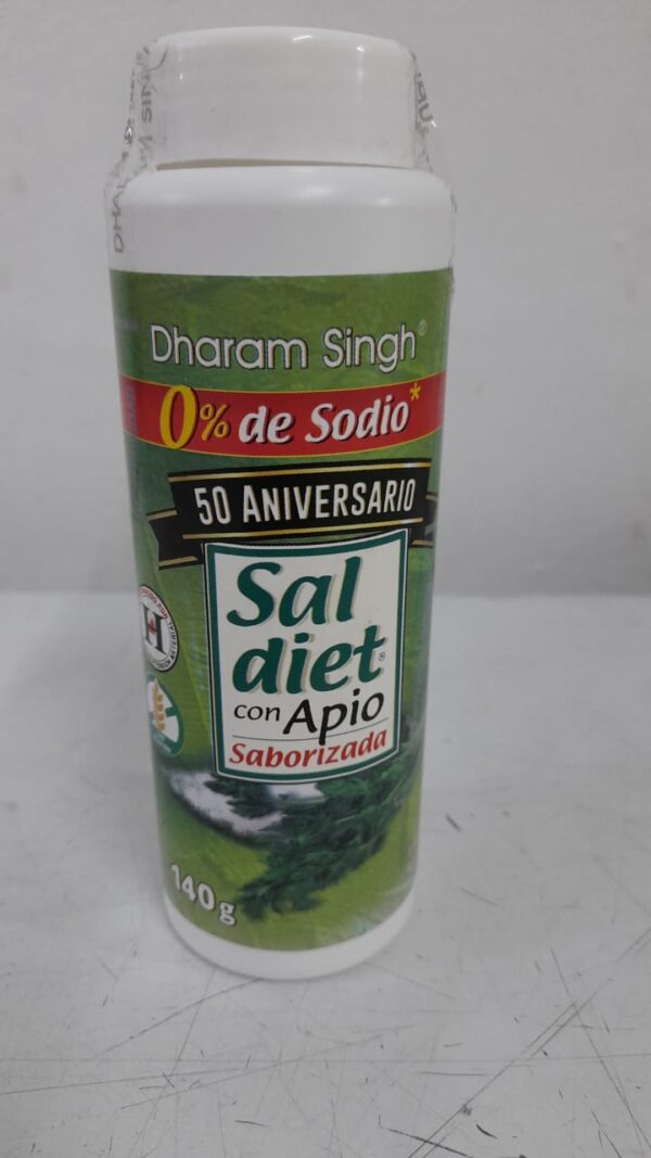 Sal sin Sodio Sabor Apio Diet  x 140 g Dharam Singh