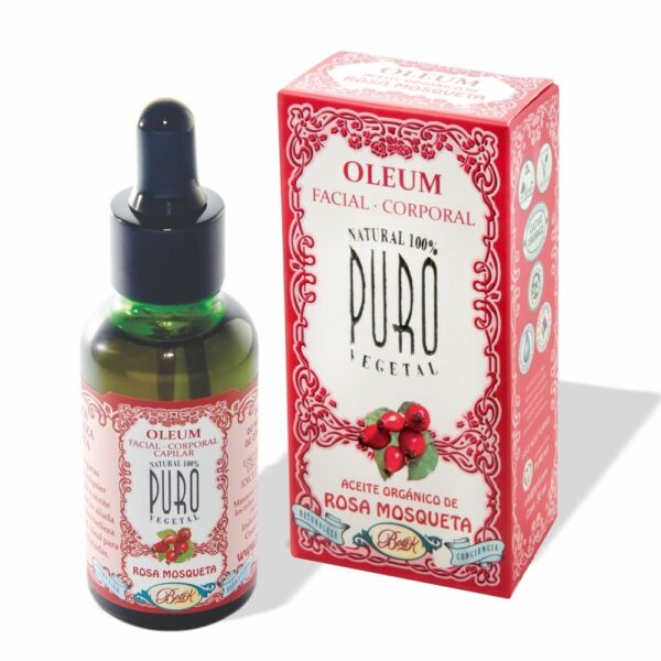 Aceite Orgánico de Rosa Mosqueta Facial Corporal Capilar