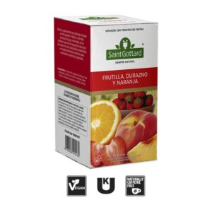 FRUTILLA, DURAZNO Y NARANJA EN SAQUITOS