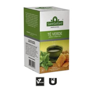 TÉ VERDE MENTA Y SABOR MIEL EN SAQUITOS