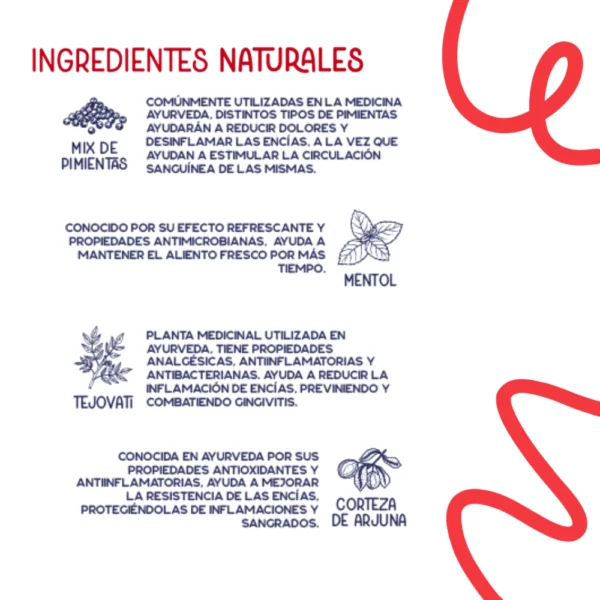 Pasta Dental Ayurvédica x 100 gr Extra Fresh - Imagen 3